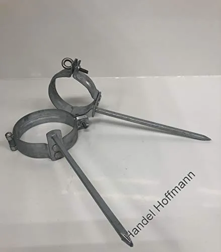 Fallrohrschelle Schlagschelle in 3 Größen (groß für 100mm Fallrohr)