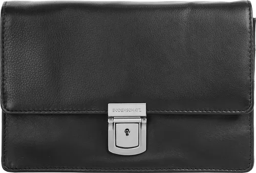 Handgelenktasche BODENSCHATZ, Damen, echt Leder - Elegante Handgelenktasche aus 100% Rindleder mit praktischen Fächern und Minischloss. Ideal für stilbewusste Damen, die Wert auf Qualität und Funktionalität legen.