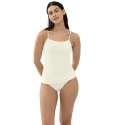 Mey Emotion Top Champagner 44 Damen - Unterhemden - Seidig weiches Komfort-Top aus Viskosemischung für vielseitige Verwendung als Basistop oder Schlafbekleidung.