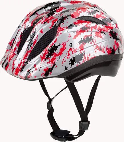 KED Meggy II K-Star Kinderhelm mit LED Licht – Pixel Pink, Größe M (52-58 cm) - Sicherer Kinderhelm mit 360° Sichtbarkeit durch reflektierende Technologie und integriertem LED-Rücklicht. Optimaler Tragekomfort dank Belüftung und QUICKSAFE Verstellsystem für perfekten Sitz.