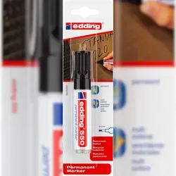 edding 550 Permanentmarker schwarz (Blister)