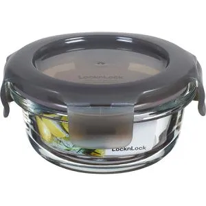 LocknLock Frischhaltedose LLG812G, aus Glas, 0,13 Liter, transparent, luftdicht