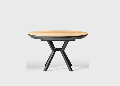 Runder Küchentisch Braun - Ausziehbarer Esstisch für bis zu 8 Personen - Moderner Esszimmertisch aus hochwertigem Holz, ausziehbar von 130 cm auf 226 cm. Ideal für gesellige Abende und stilvolle Esszimmergestaltung. 2 Jahre Herstellergarantie.