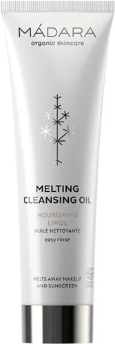 MÁDARA Organic Skincare Melting Cleansing Oil 100 ml - Sanfte Hautreinigung - Gesichtsreiniger mit nährenden Lipiden, entfernt sanft Make-up und Unreinheiten, schmilzt bei Kontakt mit Wasser und hinterlässt eine luxuriös weiche Haut.