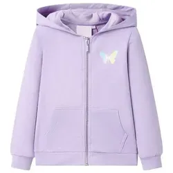 Kinder-Kapuzenpullover Lila 92