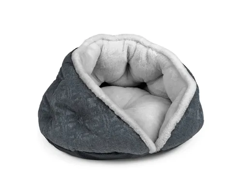 TrendPet Tierbett LunaNest - Kuscheliges Nest für Hunde und Katzen - Tierbetten für kleine Vierbeiner, dick gepolstert und waschbar bei 30 °C. Perfekt zum Einkuscheln und für einen geschützten Rückzugsort.