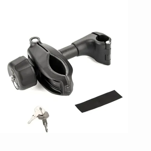 LST Rahmenhalter für Fahrradträger Radhalter 21 cm U-Bügelrohr Ø 25 mm abschließbar