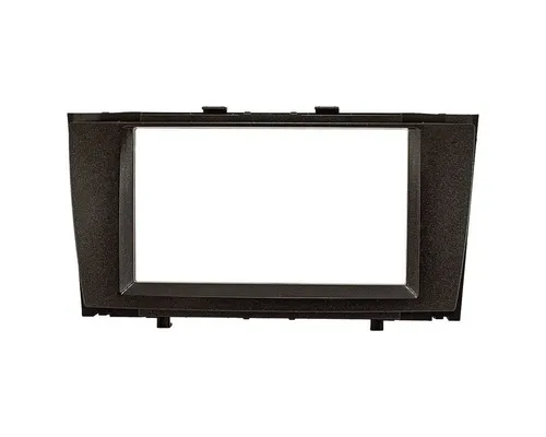 tomzz Audio Doppel DIN Radioblende passt für Toyota Avensis T27 2008-2018 schwarz Autoradio