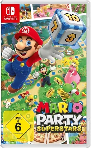 Mario Party Superstars - Nintendo Switch EU Version, 5 klassische Spielbretter und über 100 Minispiele für grenzenlosen Partyspaß