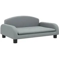 Erhöhtes Hundebett für große Hunde - Grau 70x45x30 cm - Bequemes und stilvolles erhöhtes Bett für große Hunde, aus robustem Polyester für optimalen Komfort und Unterstützung.