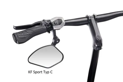 Krampe Fahrradspiegel KF Sport Typ C links, schwarz