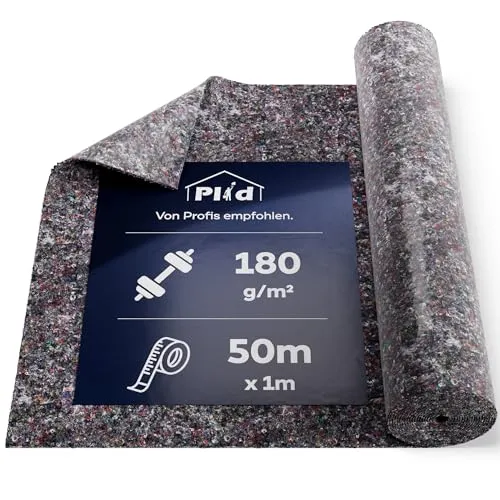 Maler-Abdeckvlies 1m x 50m (50qm) 180 gr mit PE-Schicht