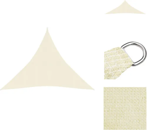 vidaXL Sonnensegel 160 g/m² Creme 4,5x4,5x4,5 m