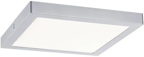 Paulmann 70982 LED Panel Abia eckig - Superflache Deckenlampe - Energiesparlampen mit 22 Watt, warmweißem Licht (2700 K) und bis zu 80% Stromersparnis - ideal für gemütliche Räume ohne Transformator.