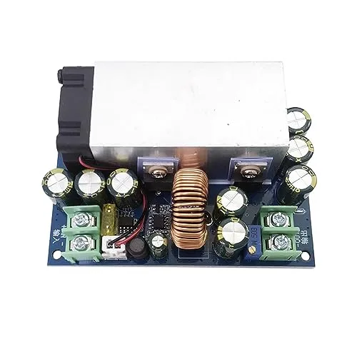 DC-DC Boost Converter, Hochleistungs 300W DC 12V19V24V bis 36V48V60V Einstellbare Spannungswandler Aufwärtswandler mit Lüfter