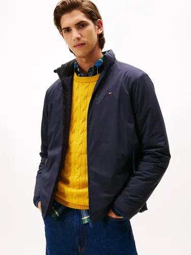 Tommy Hilfiger Blouson LIGHTWEIGHT Freizeitjacke - Übergangsjacke blau S (46) - Leichte Freizeitjacke aus 100% Polyamid, ideal für den Übergang. Mit Stehkragen und praktischen Reißverschlusstaschen für einen lässigen Look.