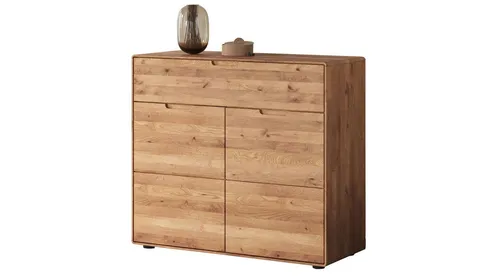 Massivart® Kommode LUCAS 100 cm aus geölter Wildeiche mit Soft-Close