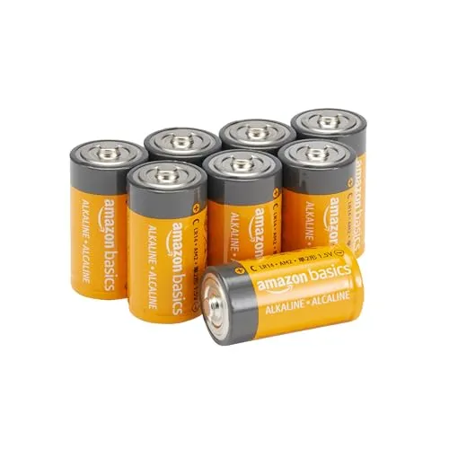 Amazon Basics C-Zellen Alkaline-Batterien – 2 Stück