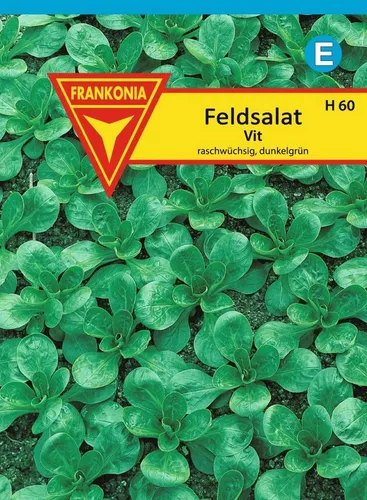 FRANKONIA Gemüsesamen Feldsalat, Vit Großpackung - Saatgut Salat-Samen Samen, Valerianella locusta