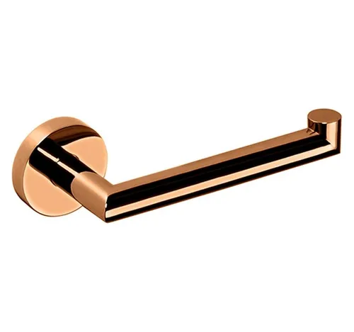BORAL Papierrollenhalter Gold Kupfer poliert - Eleganter Papierrollenhalter aus Messing in Gold Kupfer poliert, ideal für stilvolle Badezimmer. Einfach zu montieren, sorgt für Ordnung und ein luxuriöses Ambiente.