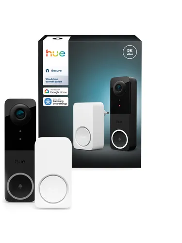 Philips Hue Secure Video Doorbell + Smart Chime Bundle