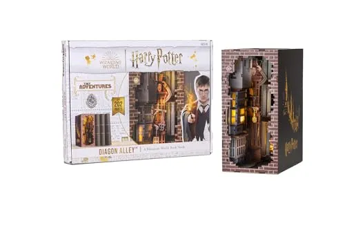 Revell Tiny Adventures Diagon Alley - Harry Potter Holzbausatz, kreatives Bastelvergnügen für Fans und Sammler