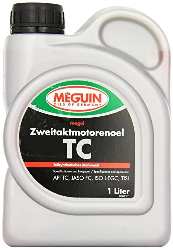 Meguin 9025 Megol Zweitaktmotorenöl TC Teilsynthetisch, 1 L
