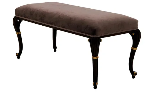 Xlmoebel Polsterhocker Bequemer Fußhocker in Grau mit stilvollem Design und Polsterung (1 St., Hocker), Hergestellt in Europa
