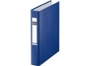 LEITZ® Ringbuch, DIN A5, 2-Ring-Mechanik, Rückenbreite 40 mm, blau