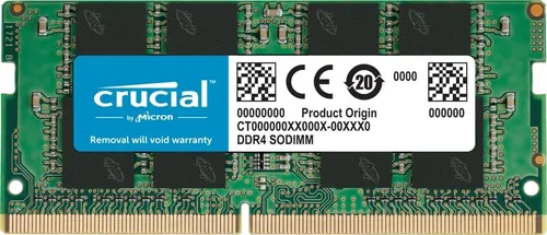 Crucial RAM CT16G4SFRA266 16GB DDR4 2666MHz CL19 - Arbeitsspeicher (RAM) mit 16GB Kapazität, ideal für flüssiges Multitasking und verbesserte Systemleistung in Laptops.