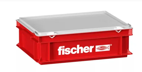 FISCHER Handwerkerkoffer  Transportbox, Stapelbox, Transportkiste, Werkzeugkiste