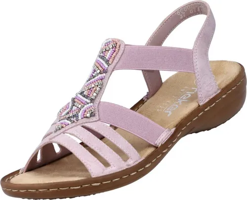 Rieker Damen Riemchensandalen 60801 in rot von Rieker