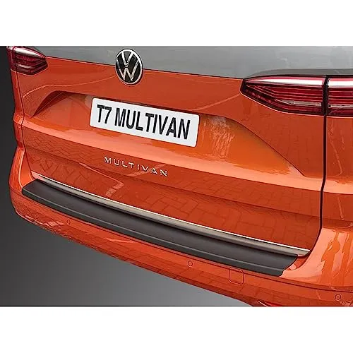 RGM ABS Heckstoßstangenschutz kompatibel mit Volkswagen Multivan T7 2021- Schwarz