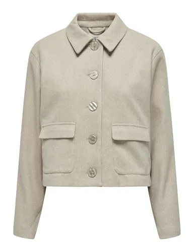 JDY Übergangsjacke in Beige