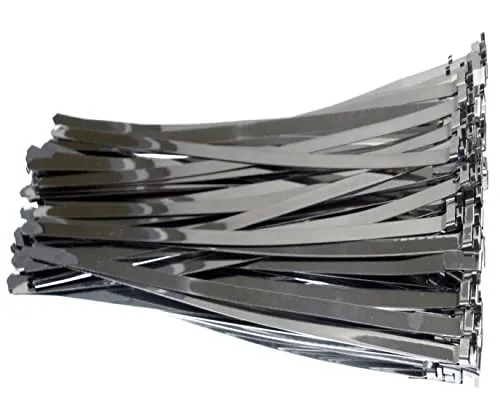 Universal vorgefertigte AISI 304 SS EDELSTAHL Schlauchschellen/Klemmschelle-Set Länge 280 mm/Bandschellen/Schlauchschellenband/Edelstahlband Kabelbinder 100-tlg.