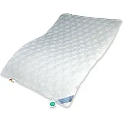 Wildseide Seide Baumwolle Sommerbettdecke 135x200 - Leichte Sommerbettdecke 135x200cm aus 60% Wildseide und 40% Baumwolle, kühlend und feuchtigkeitsregulierend für erholsamen Schlaf in heißen Nächten. Allergikerfreundlich und waschbar bis 90°C.