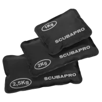 SCUBAPRO Softblei 2,5kg - Angelgewichte & -bleie, flexibles und leicht formbares Softblei in robustem Cordura Beutel für Blei-integrierte Tarier-Jackets.