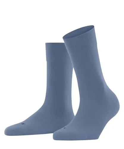FALKE Damen Socken Sensitive London W So Baumwolle mit Komfortbund 1 Paar, Blau Sky Blue 6876, 39-42
