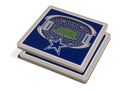 YouTheFan NFL Dallas Cowboys 3D StadiumView Untersetzer in blau von YouTheFan