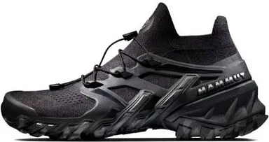 Mammut Wanderschuh schwarz 38 EU - Wanderschuhe in Größe 38, ideal für Outdoor-Abenteuer. Robustes Textilmaterial und komfortable Schnürung sorgen für optimalen Halt und Langlebigkeit.