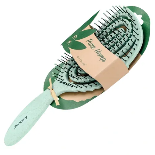 Poniks Blackomb Pure Hemp DS320 Haarbürste grün antistatisch