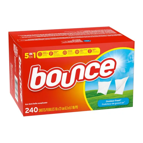 Bounce Trocknertücher Outdoor Fresh, 240 Stück in weiß von Bounce