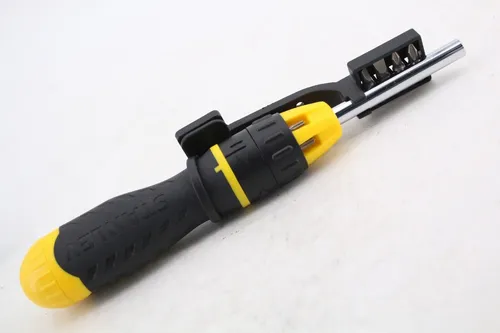 Stanley Multi-Bit-Ratschenschraubendreher Set (11-teilig, Bi-Material)