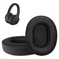 kwmobile 2x Ohrpolster - Kompatibel mit Sony WH-XB900N, edle Lederoptik und höchster Komfort für Over Ear Headphones