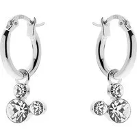 Disney Damen-Creolen 925er Silber mit Kristallen – Minnie Mouse Design - Ohrringe für Damen aus 925er Silber mit einem einzigartigen Minnie Mouse Design, ideal als Geschenk für besondere Anlässe, in einer eleganten Geschenkbox verpackt.