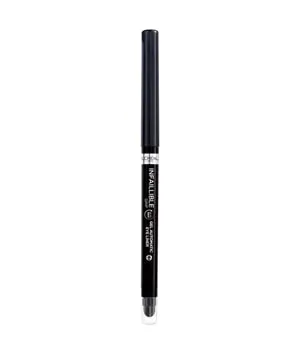 L'Oréal Paris Wasserfester Eyeliner mit Gel-Formel und integriertem Schwamm für gelungene Smokey Eyes, 36h Halt, Infaillible Gel Automatic Grip Liner, Intense Black (Schwarz), 1 Stück