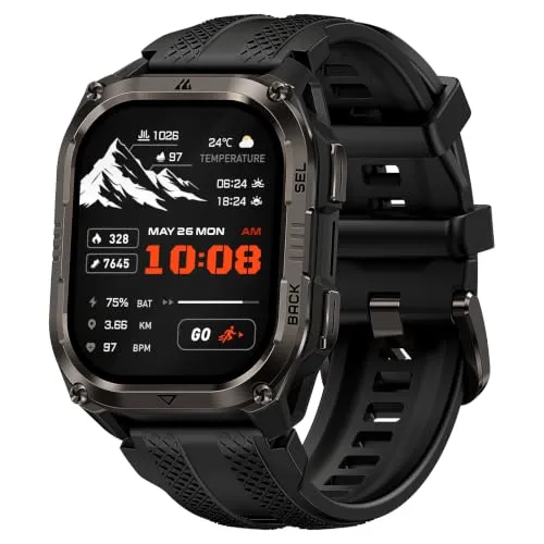 KOSPET Pulse 2 Outdoor Smartwatch – Robuste Militär-Smartwatch mit GPS und 170+ Sportmodi