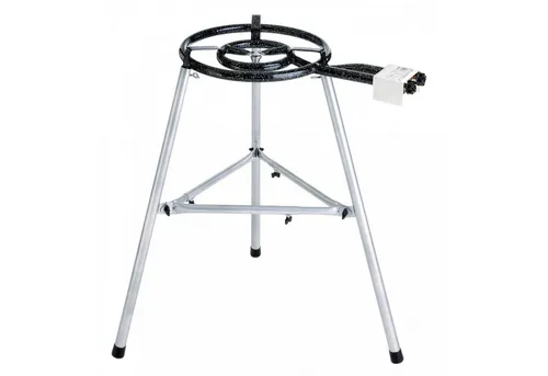 PAELLA WORLD Camping-Gasgrill Comfortfuß Dreibeinständer - Kocher-Zubehör für optimalen Halt und Stabilität, ideal für das Zubereiten von Paella im Freien.
