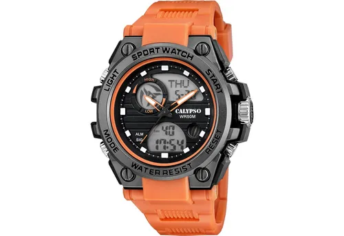 CALYPSO WATCHES Chronograph Street Style K5875/2, Quarzuhr, Armbanduhr, Herrenuhr, analog, digital, Tag, Wochentag
