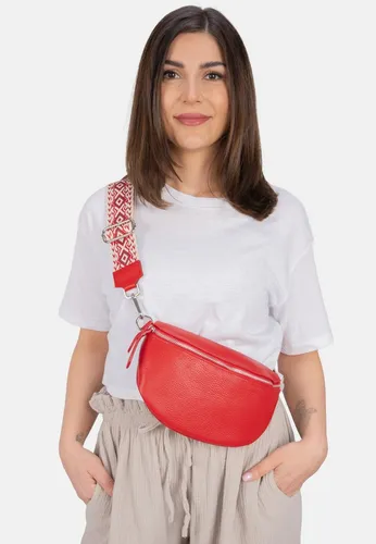 Seasons of April Umhängetasche Crossbody Bag Helen, Schultertasche Umhängetasche in Gr. M aus 100% Leder mit breitem Gurt